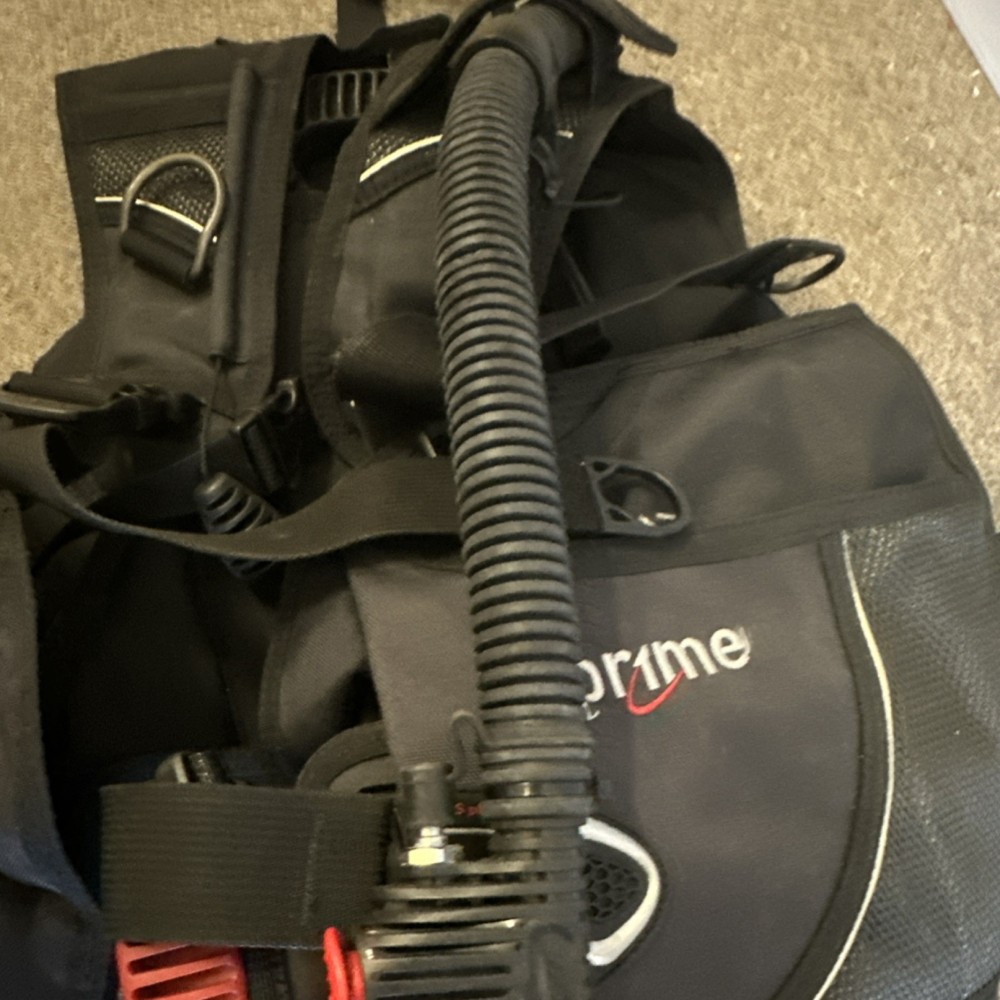 Mares Prime Buoyancy Compensator Device BCD Medium Black Scuba Diving Gear