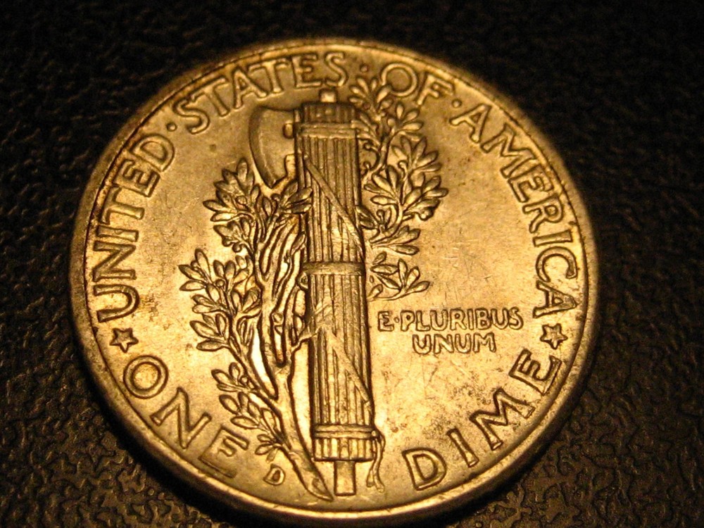 1939-D 90% Silver Mercury Head Dime BU ^^^^^^
