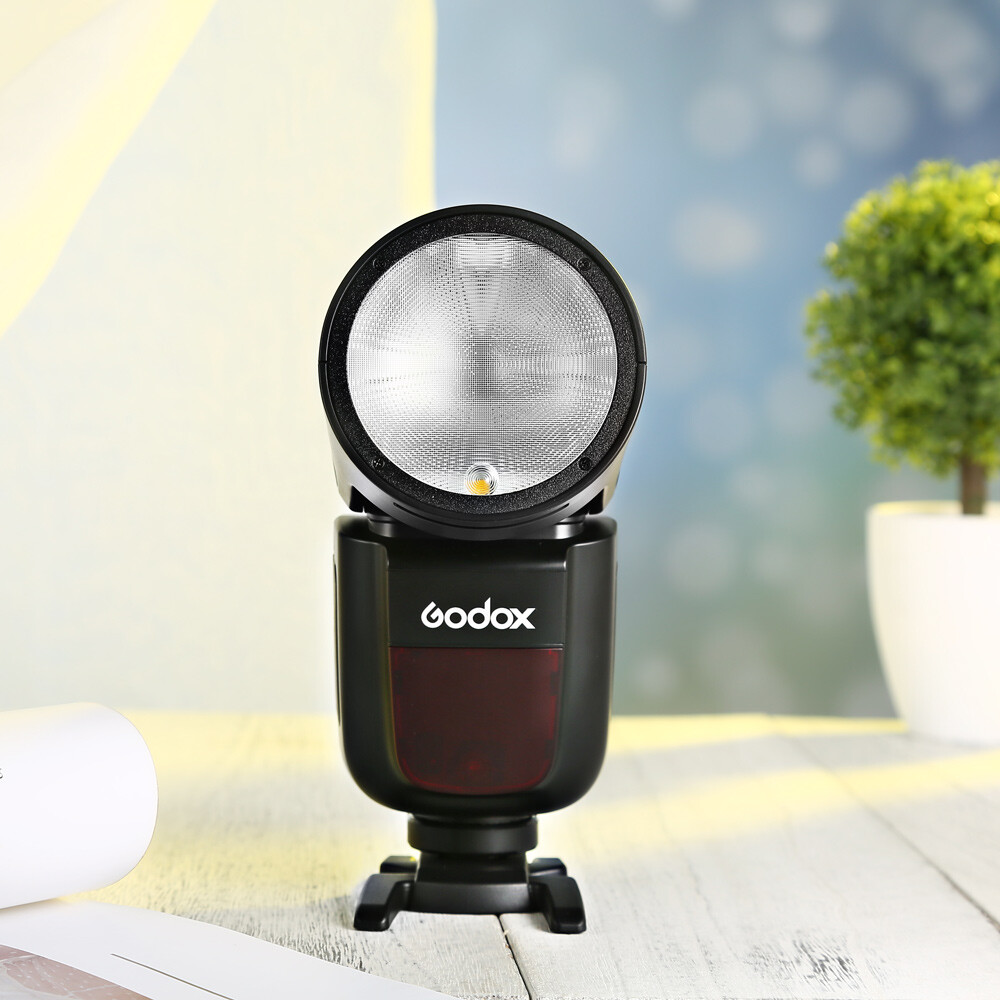 US Godox V1S V1-S 2.4G TTL HSS Round Head Speedlite Flash Light For Sony Camera