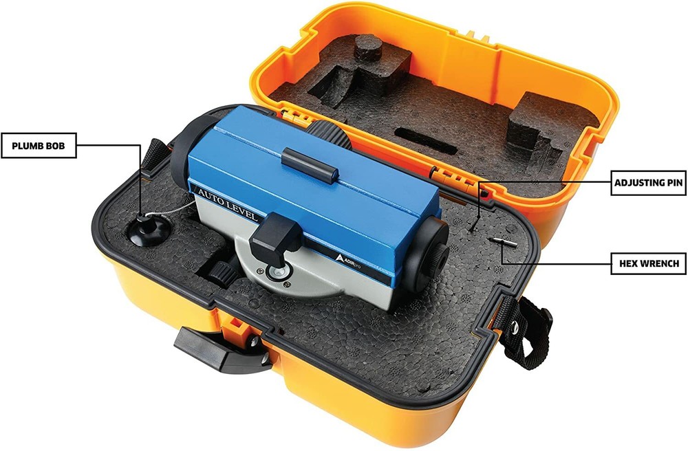 AdirPro 32x Optical Automatic Optical Level W/ Carry Case 714-32