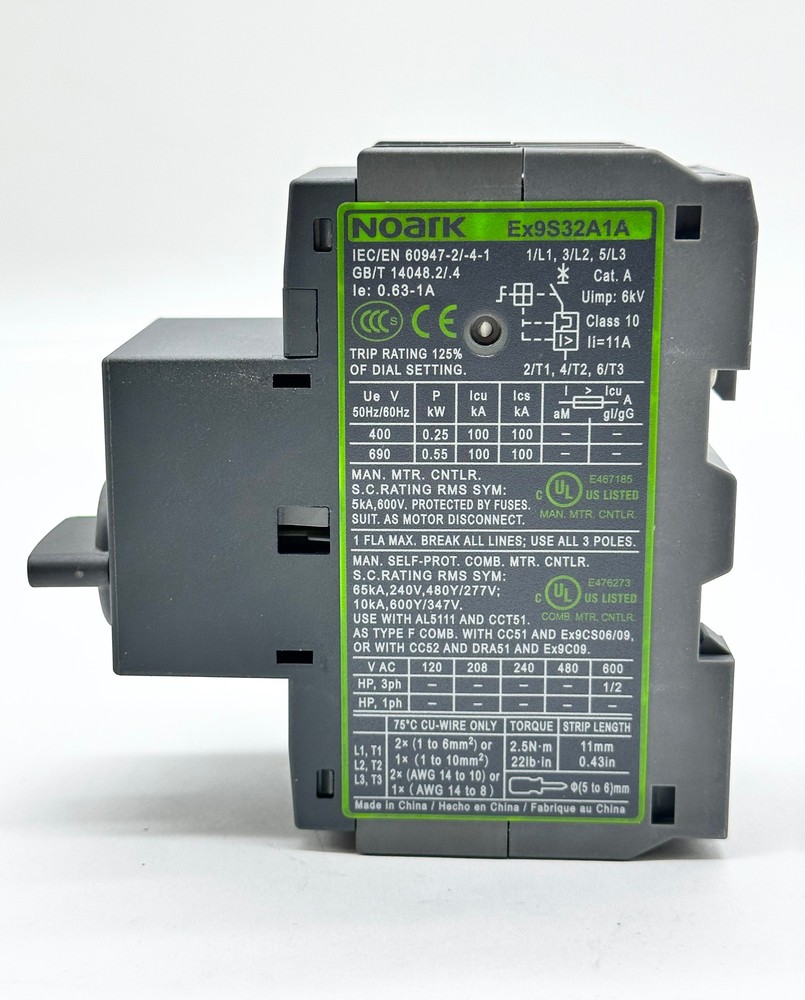 Noark EX9S32A1A Manual Motor Starter