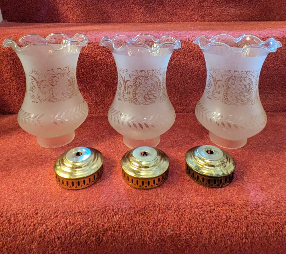 OLD LAMPSHADE SET