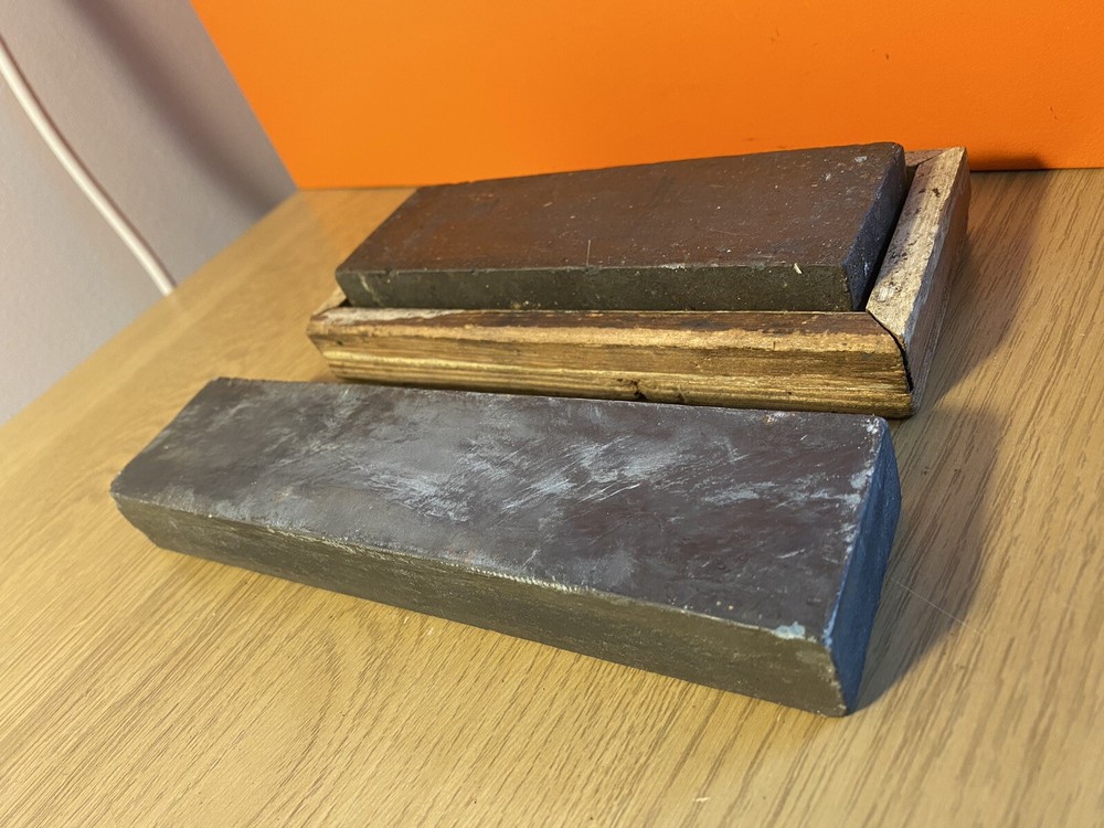 Vintage Sharpening Honing Stone Block