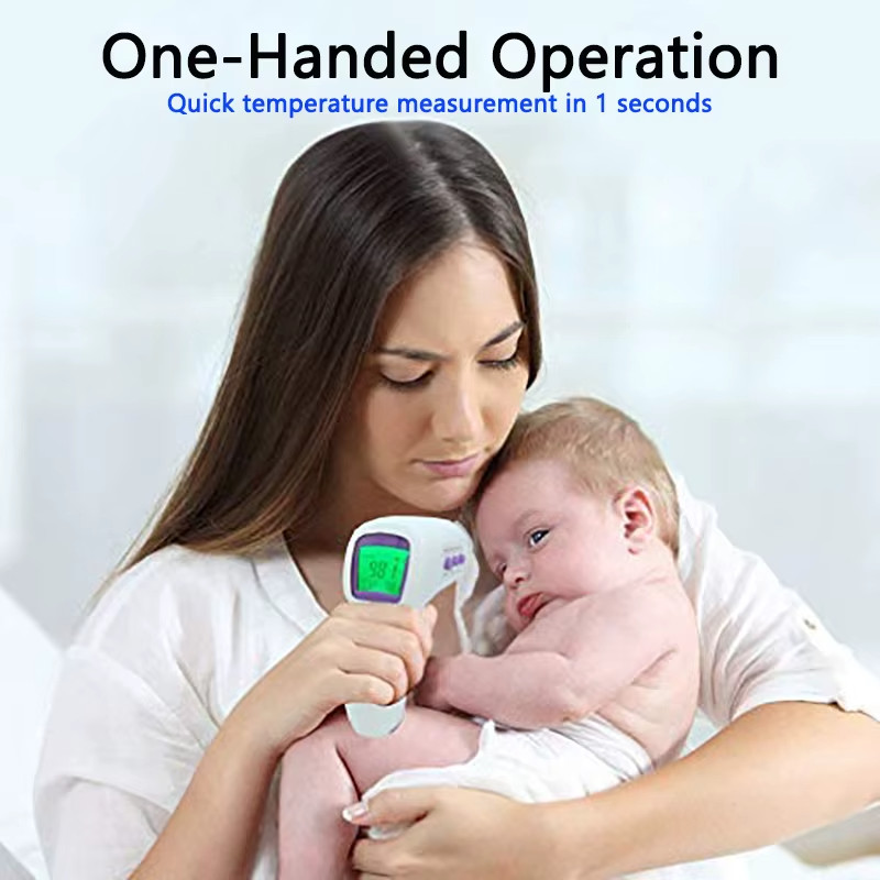 Digital LCD Front Infrared Non-Contact Fever Thermometer