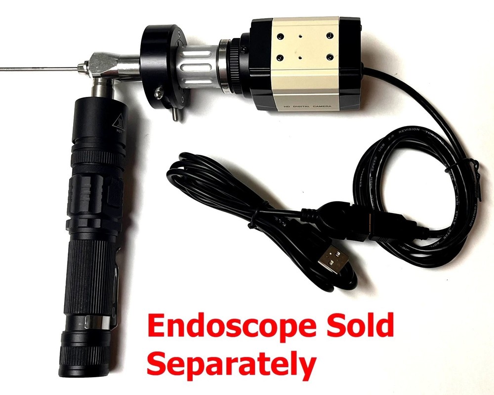 Rigid Endoscope HD 4K 8MP USB Video Camera Head+Coupler+Light Source+PC; Olympus