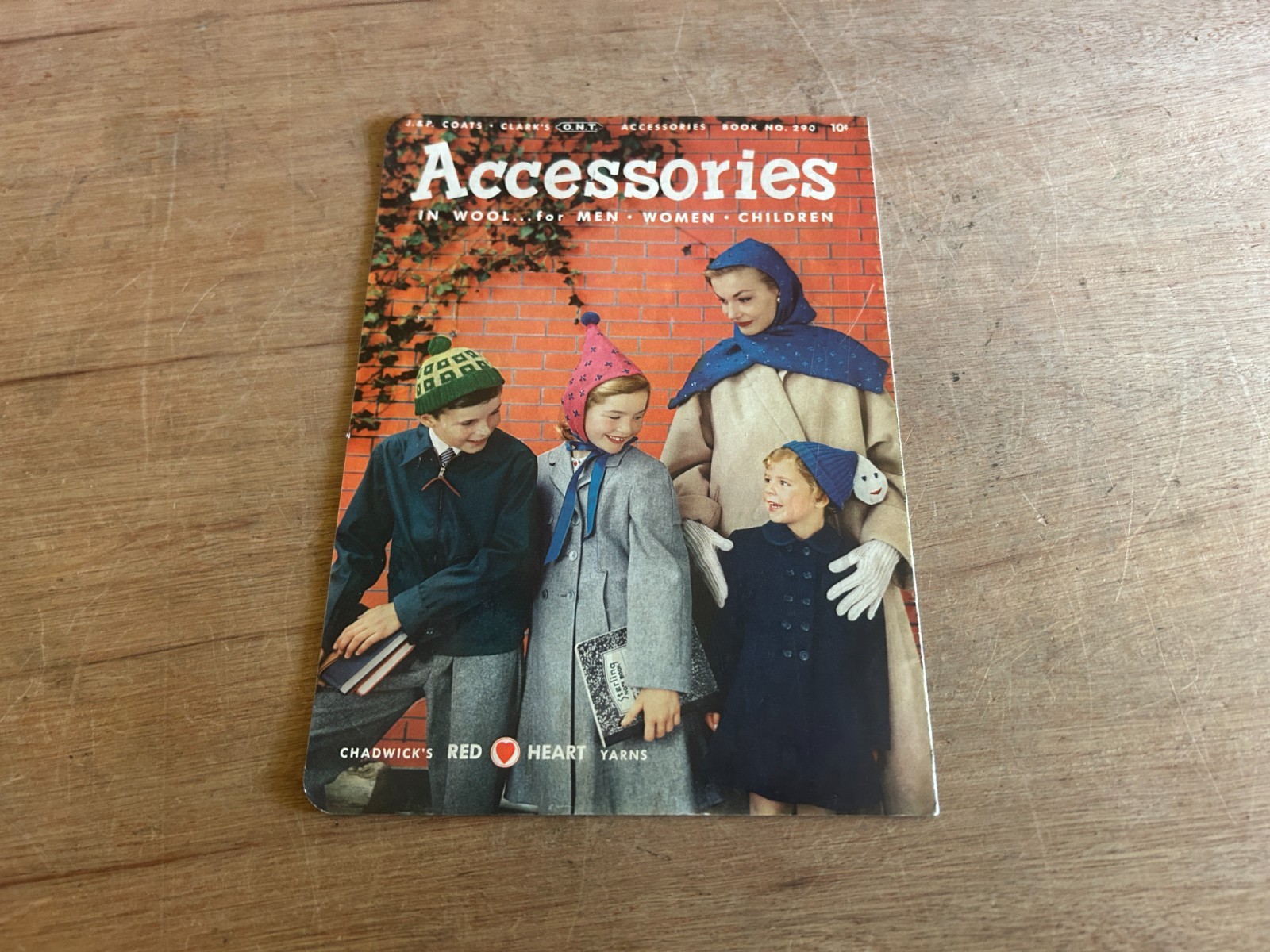 Chadwick's Red Heart Yarns Catalog Accessories Booklet 1952 No. 290 Vintage