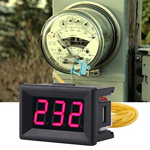 1pc Voltmeter Digital Voltage Display Meter 0.36″ LED Display Voltmeter AC