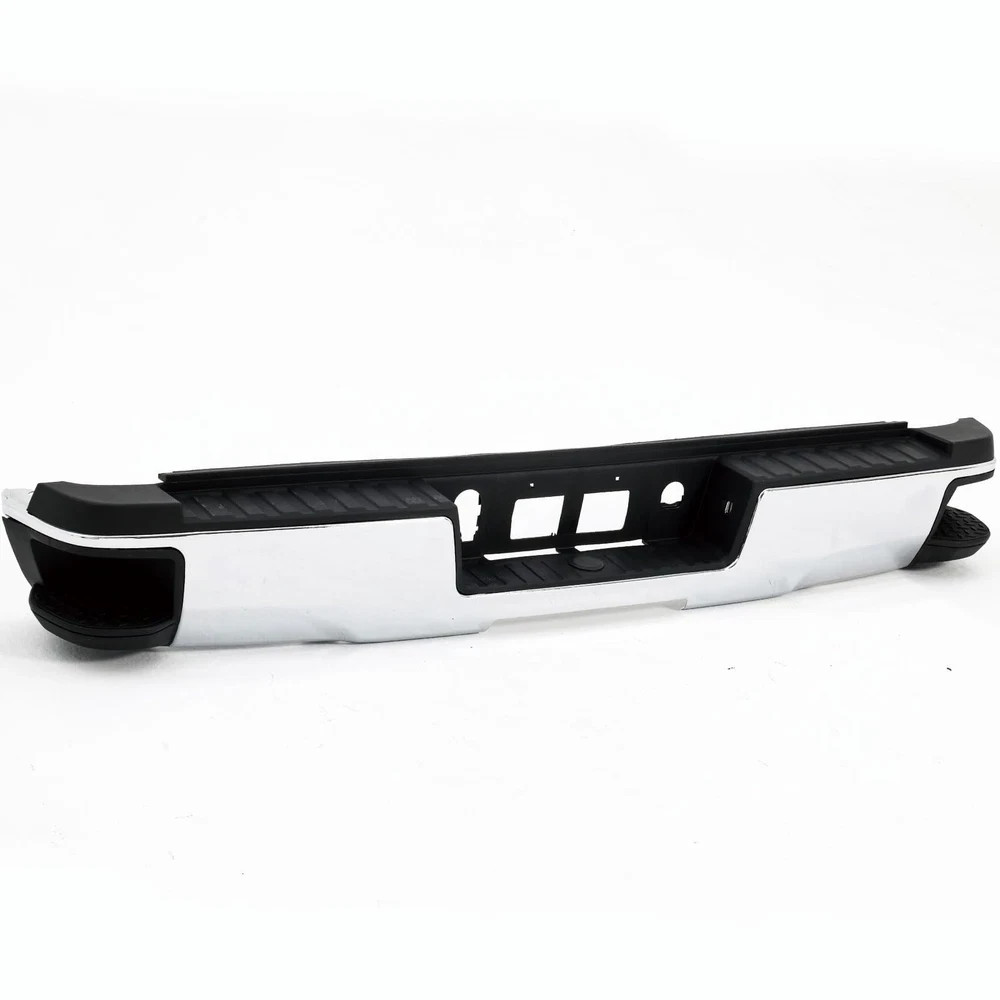 Rear Step Bumper Assembly Compatible with 2014-2018 Chevy Silverado 1500