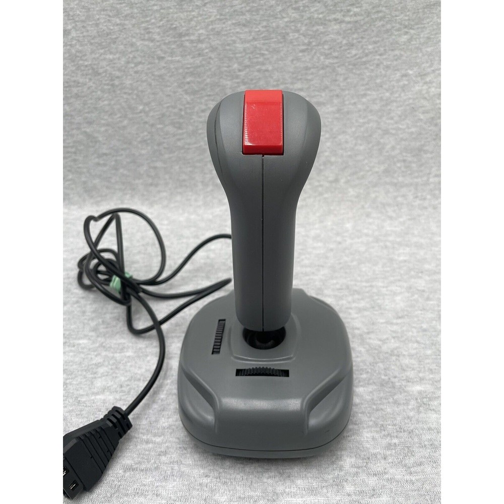 Wired Joystick Gray Red 2 Button 7J0029953 Suction Base
