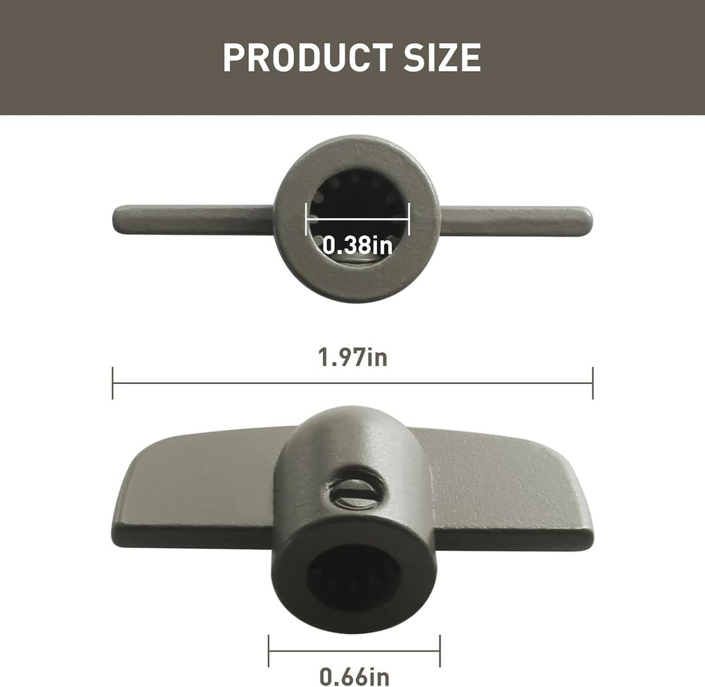 3/8" Window Crank Handle Replacement, Operator Handles for Andersen Casement/...