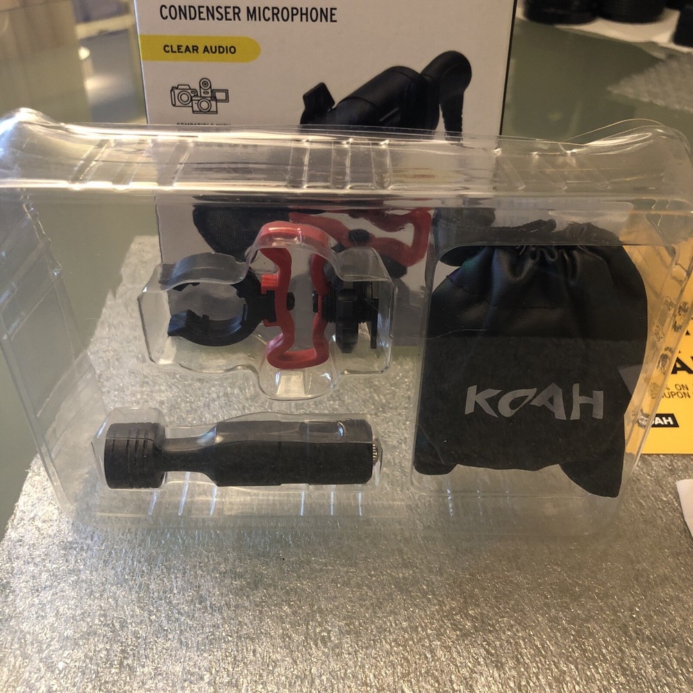 Koah Simah Condenser Microphone for Digital Cameras, Open Box