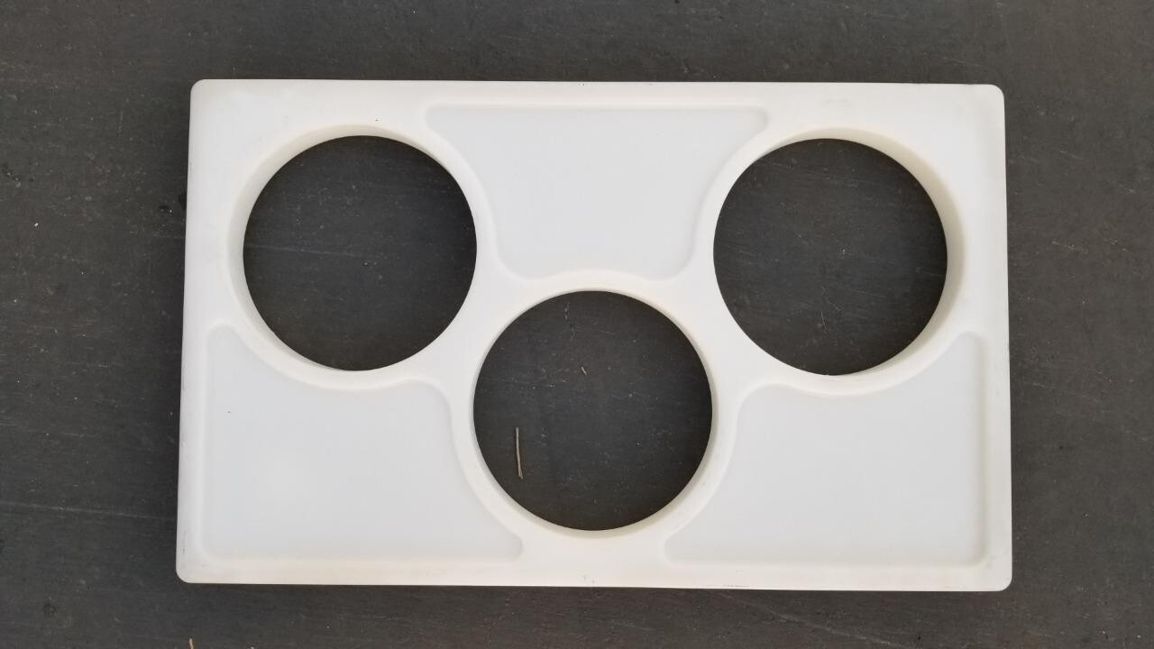 Cambro CPH3 White Crock Holder for Cambro Food Bars 12 7/8" x 20 7/8"