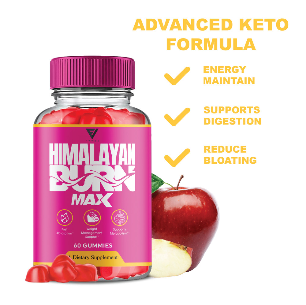 Himalayan Burn Max Gummies, HimalayanBurn Advanced Gummy (60 Gummies)
