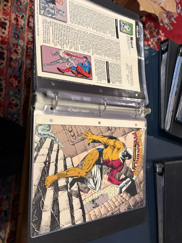 Comic Book Bio Binders