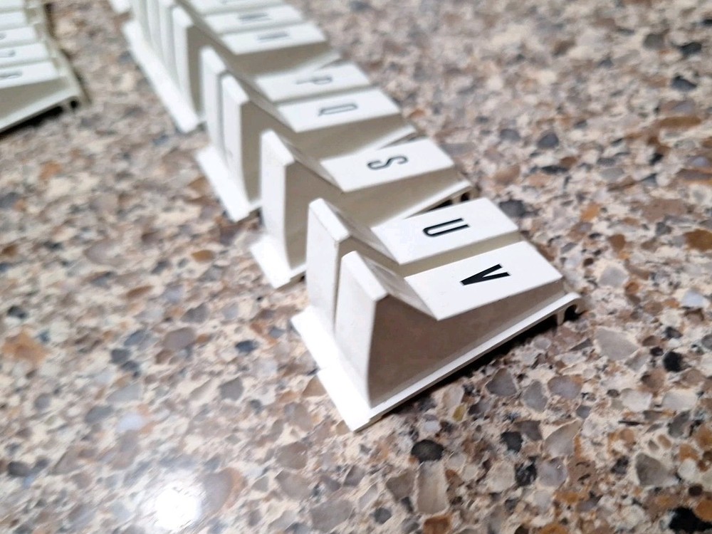 Unknown Jukebox Selection Buttons White Plastic