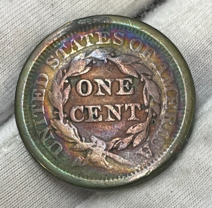 1851 US One Large Cent Coin