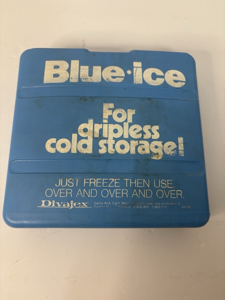 Blue Ice Vtg Cooler Ice Pack