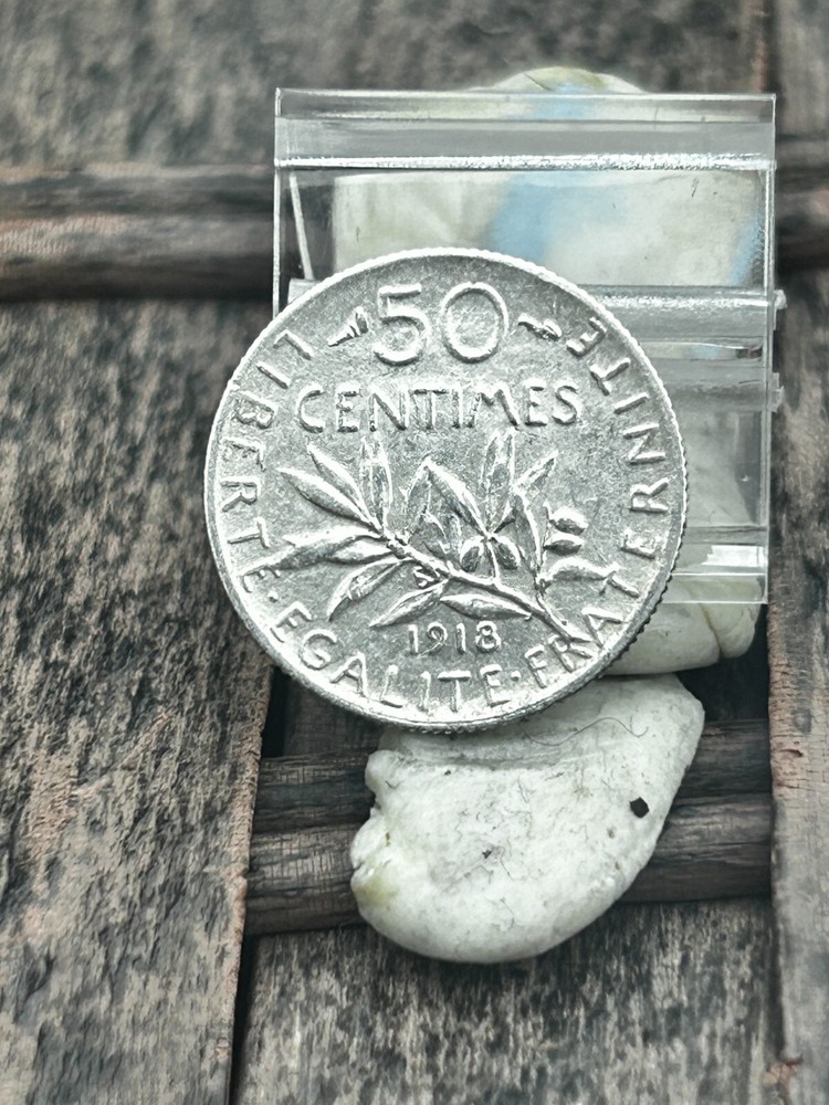 FRANCE 50 CENTIMES 1918 REF B 89
