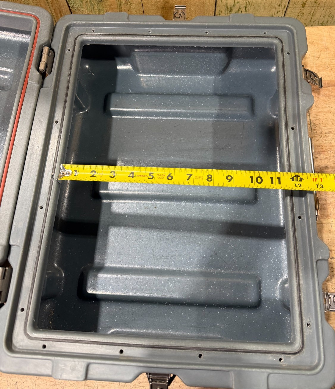 Pelican Hardigg Case 19x15x9" Grey Waterproof Storage Footlocker