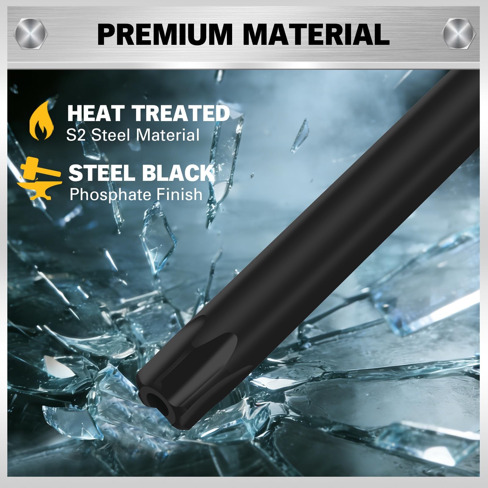 ELEAD 11Piece Torx Star Allen Wrench Set with Extension Bar, T10T50 Long Arm ...