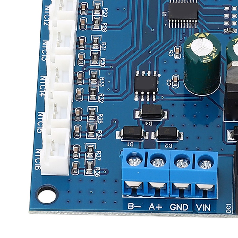 16 Channel RS485 Temperature Data Logger Modbus RTU 100K