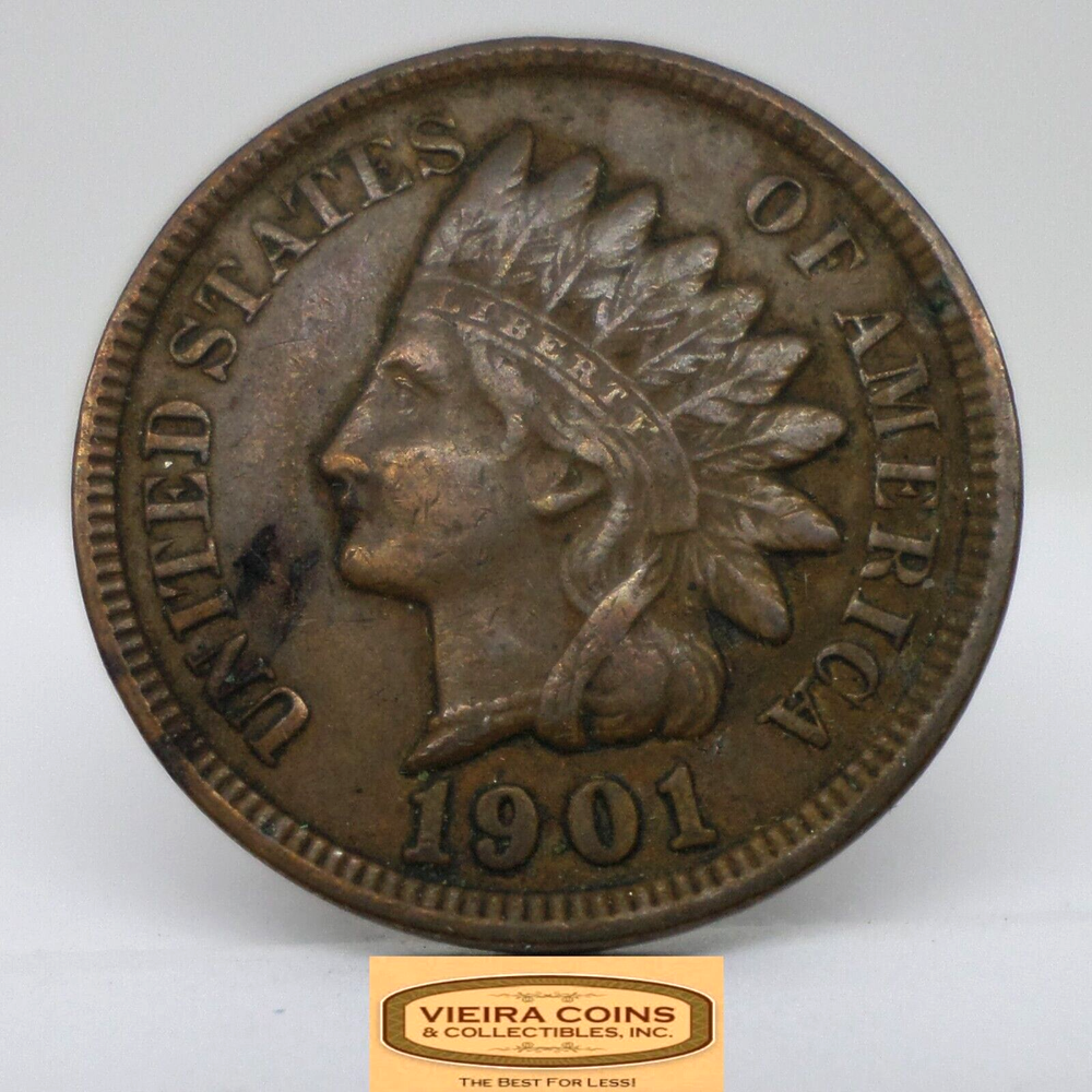 1901 Indian Head One Cent, Full Liberty - #C30211NQ