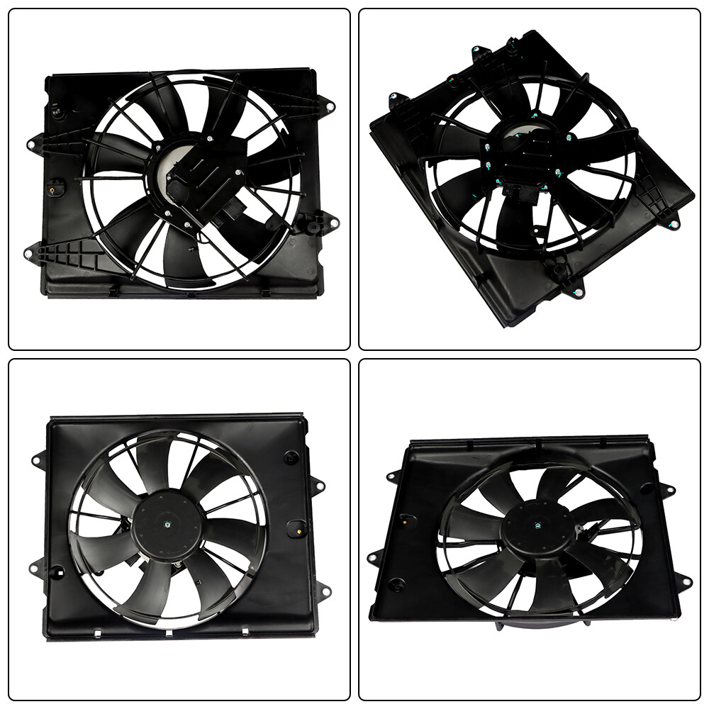 Radiator Cooling Fan Assembly For 2016 2017 2018-2021 Honda Civic LX-P 2.0L