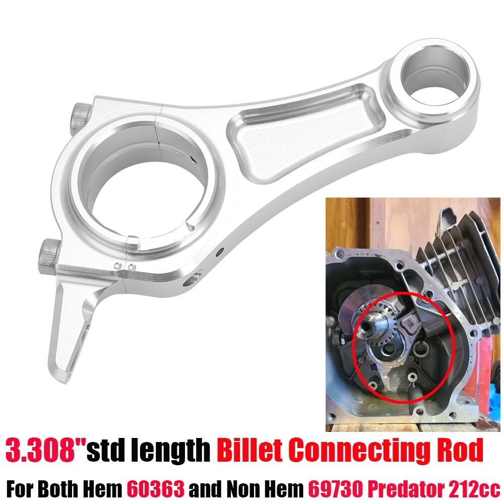 NEW Billet Alum Rod (3.308"Std) For Predator 212 cc Hemi/Non hemi 69730 60363