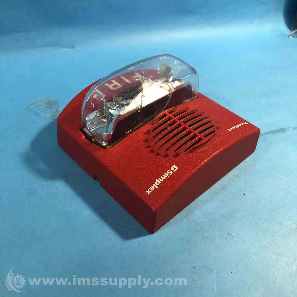 Simplex 4906-9127 Multi-Candela Horn Strobe, Red USIP