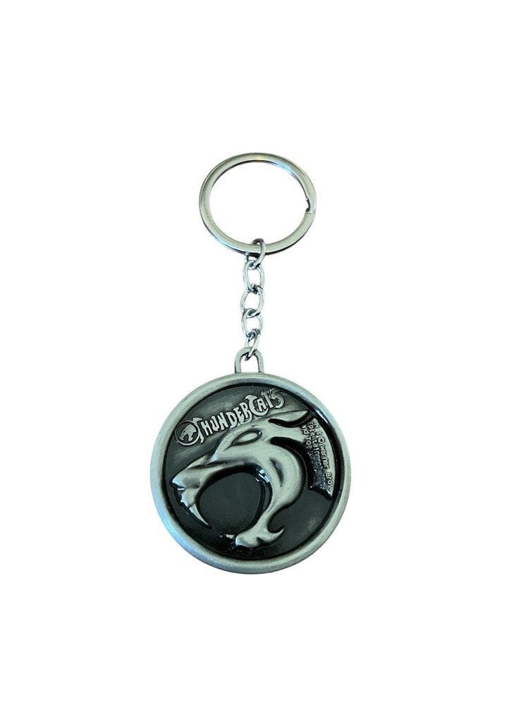 Thundercats Medallion Silver Keychain Keyring Key Chain NEW