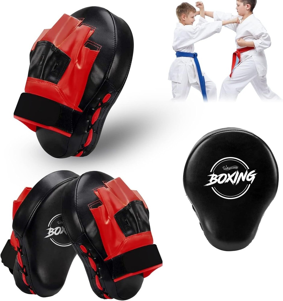Ambidextrous Punching Mitts - Lightweight Focus Hand Pads for Training