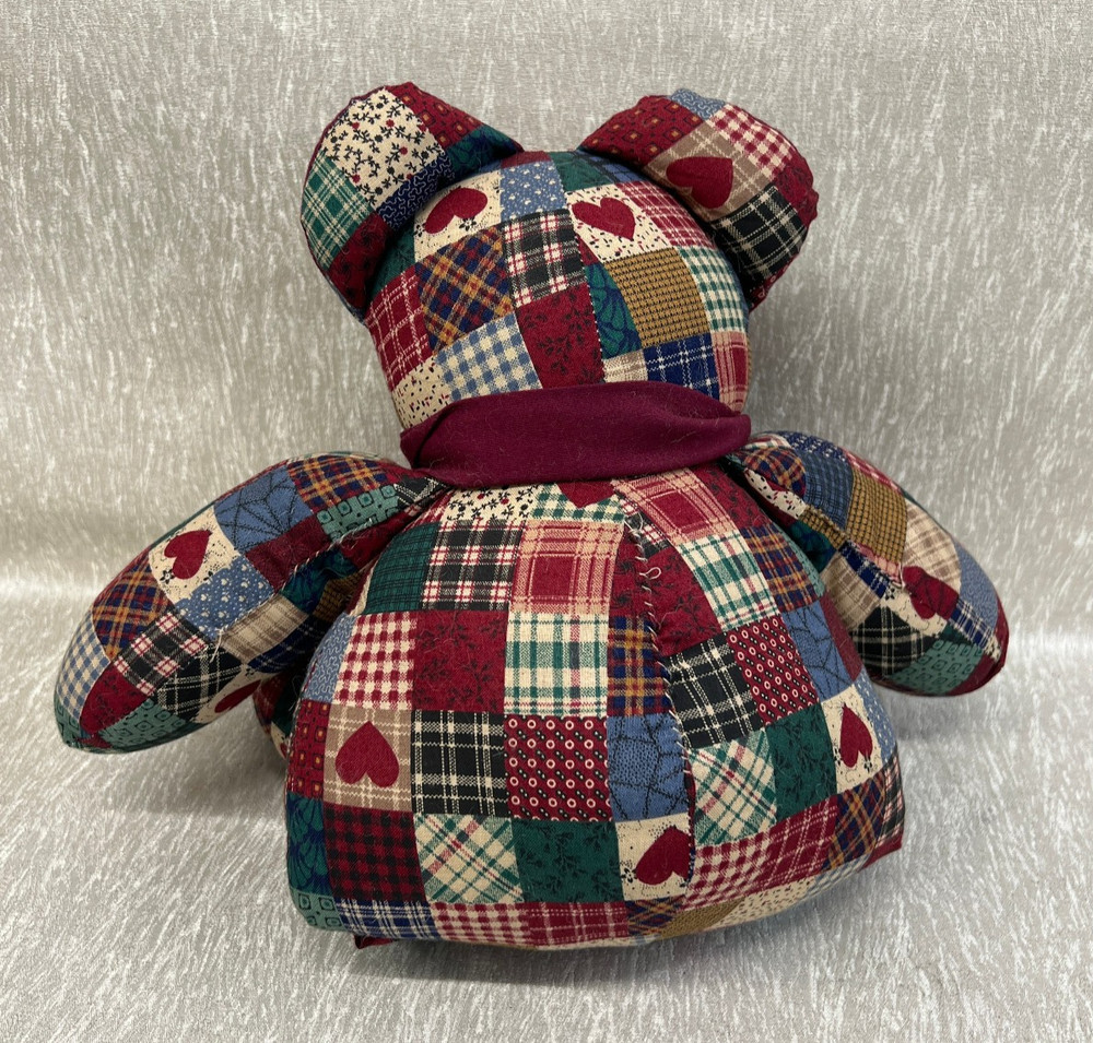 Nancy's Bears Handmade Quilt Pattern Teddy Bear 17" Tall