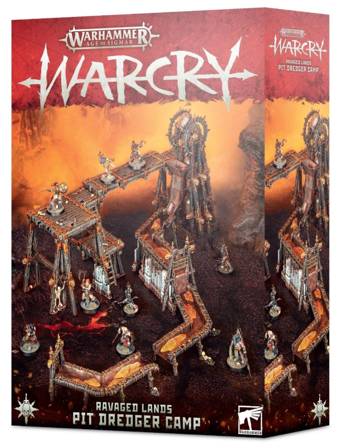 Warhammer, Age of Sigmar AOS, Warcry Ravaged Lands Pit Dredger Camp NEW