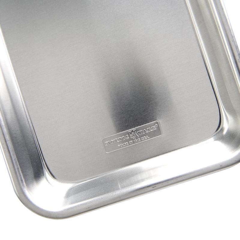 4 Pack Natural Aluminum Baking Sheets 1/8 Size Versatile Kitchen Tools New