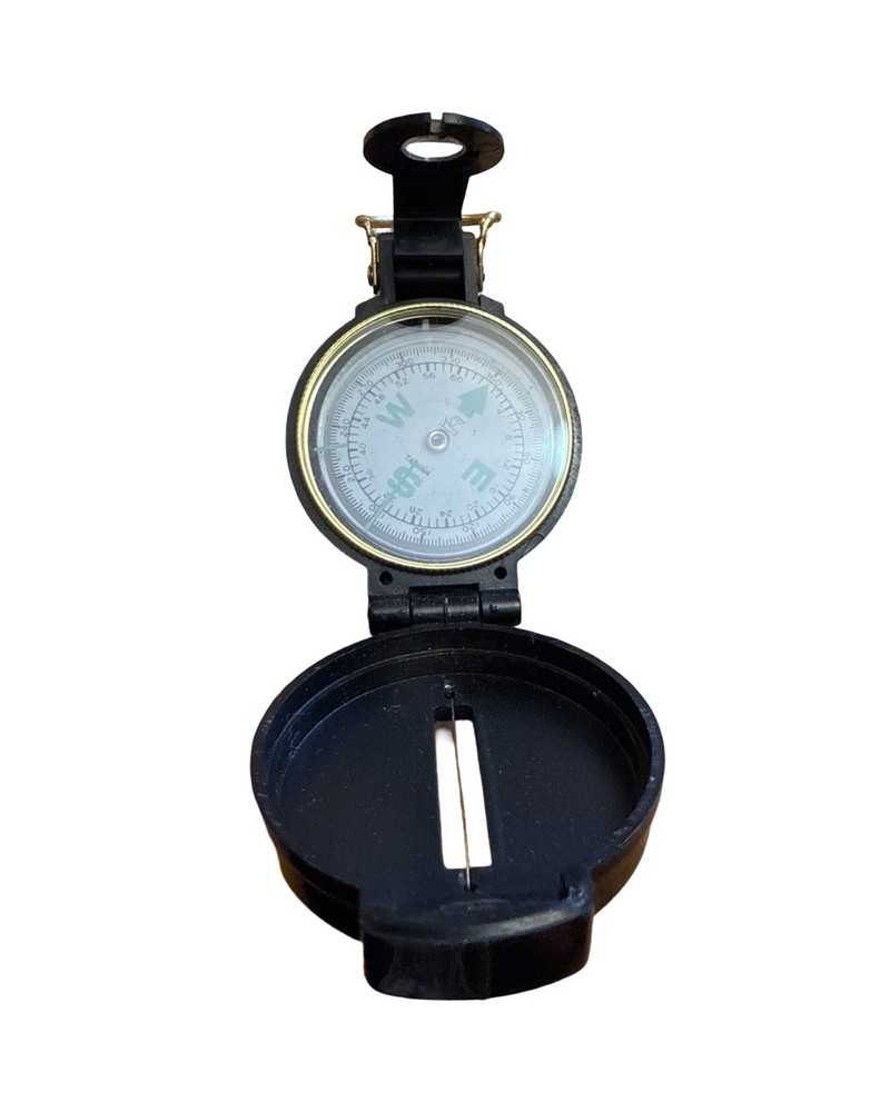 Compass Engineer Lensatic Black Plastic Navigator Boy Scout Trail Tool