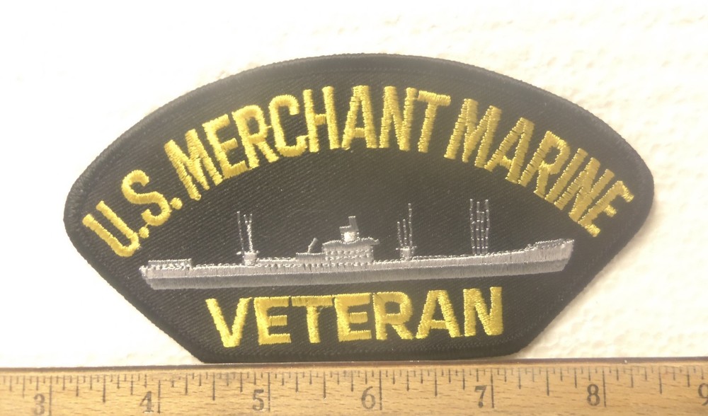 U.S. Merchant Marine Veteran Embroidered Patch