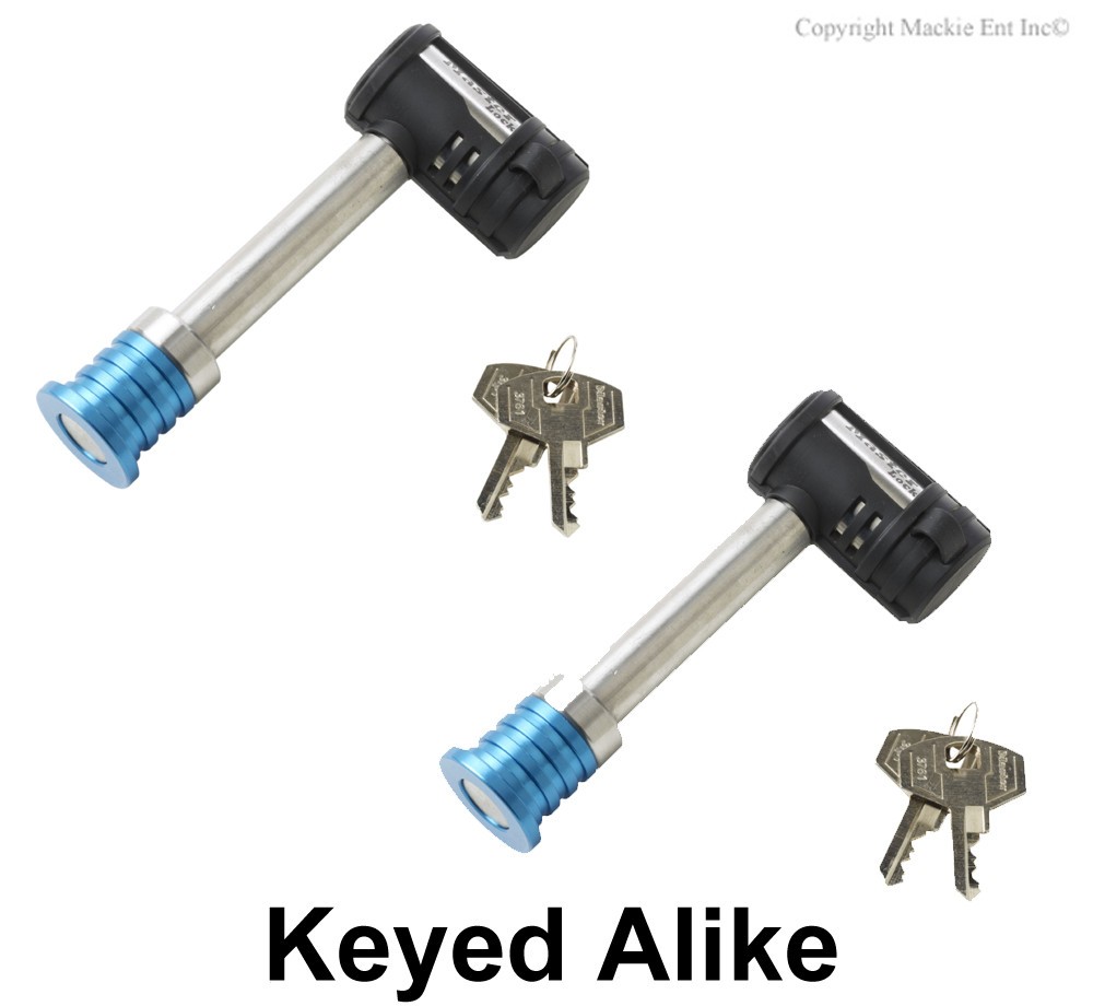 Master Lock Receiver/Hitch Locks - Two (2) Keyed Alike Trailer Lock #1480KA-2
