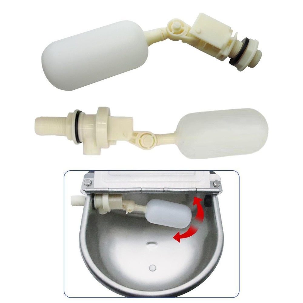 Float Valve Automatic Waterer Bowl Float Ball Valve 1/2 inch Water Float Ball