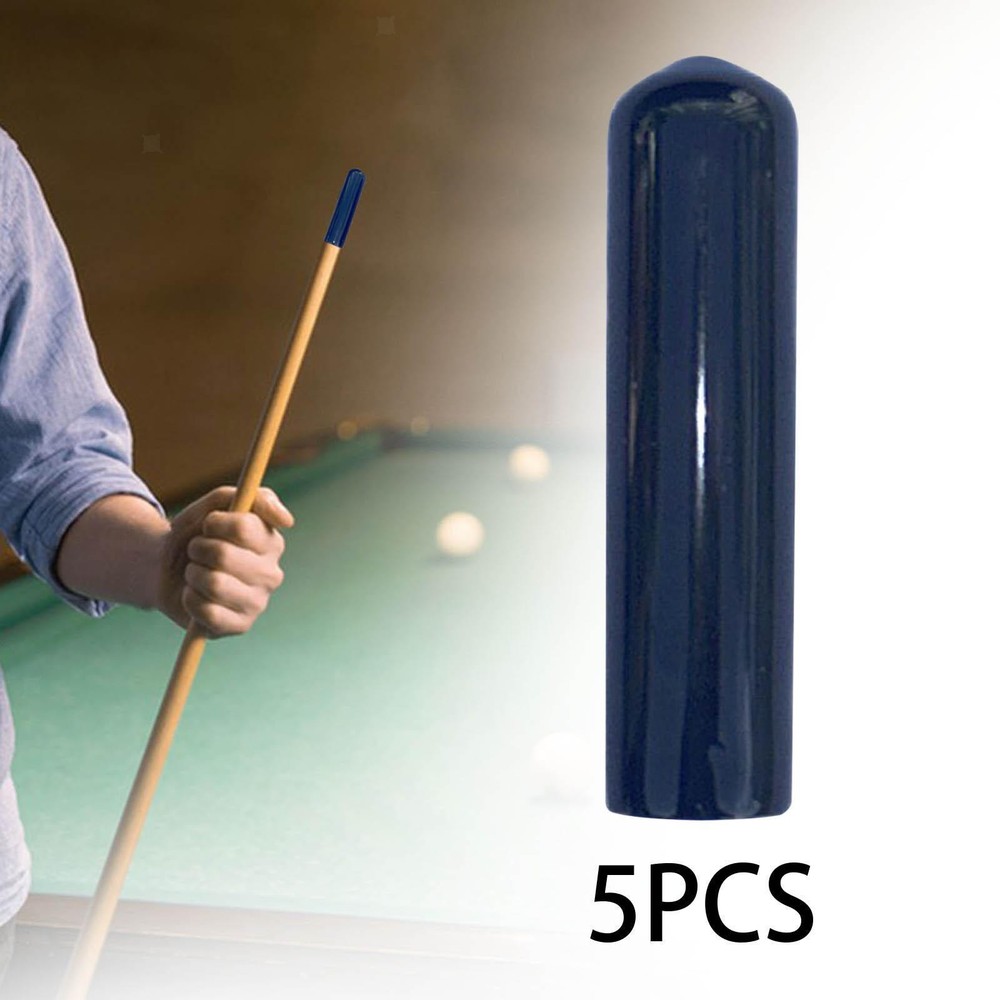 5Pcs Pool Cue Tip Covers Pool Cue Tip Protectors Protective Caps Lightweight