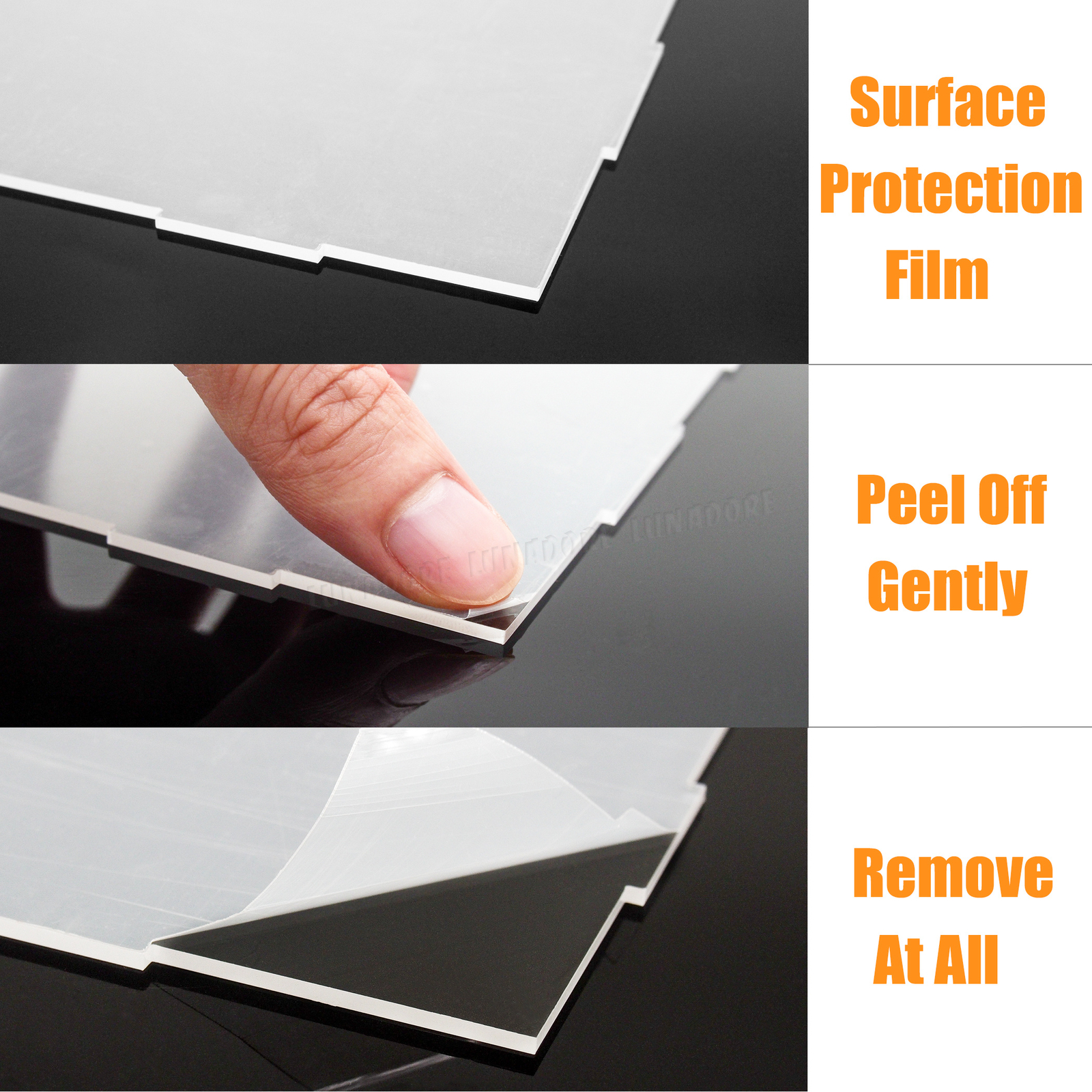 20 inch H Acrylic Display Case Collectibles Box Dustproof Large Figure Install