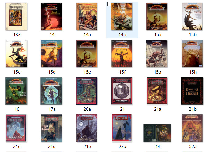 Giant Dungeons & Dragons Version 2 Collection Books Module's User Guide 250+ PDF