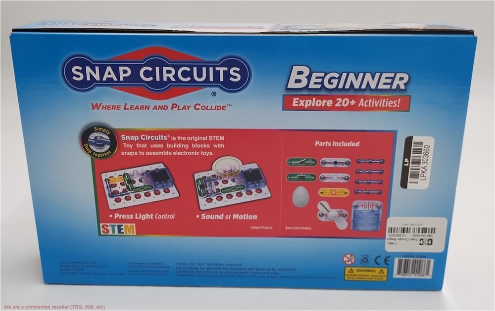 Snap Circuits Beginner Science Kits: STEM Learning for Grades 3-6, Includes I...