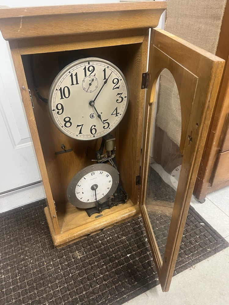 🇺🇸Cincinnati Time Recorder Clock Style SFP Program Clock