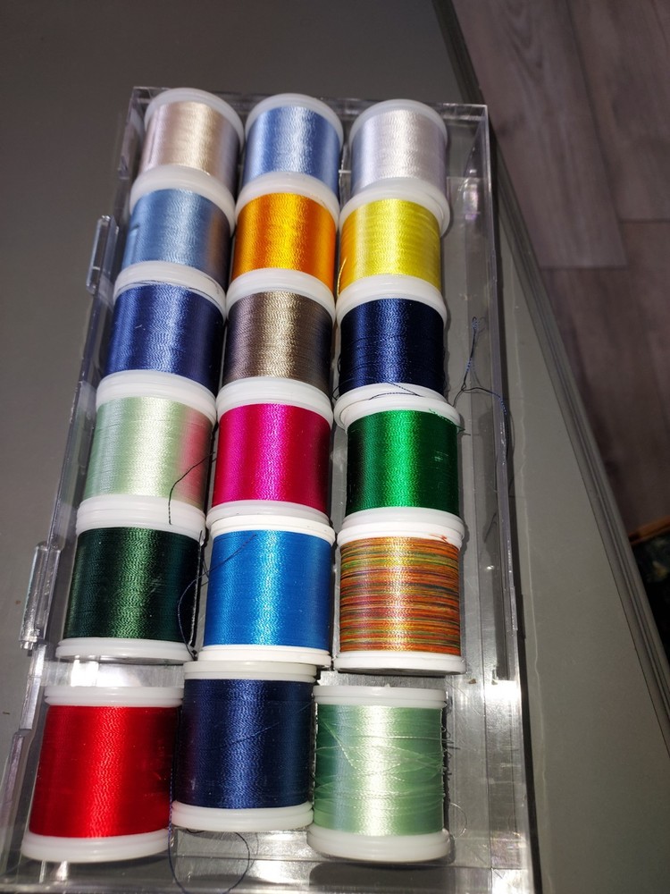 Madeira Rayon Embroidery Thread 18 Spools