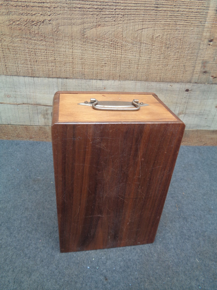 Bausch & Lomb Model R Student Microscope w/ Box & Micro Data Cards