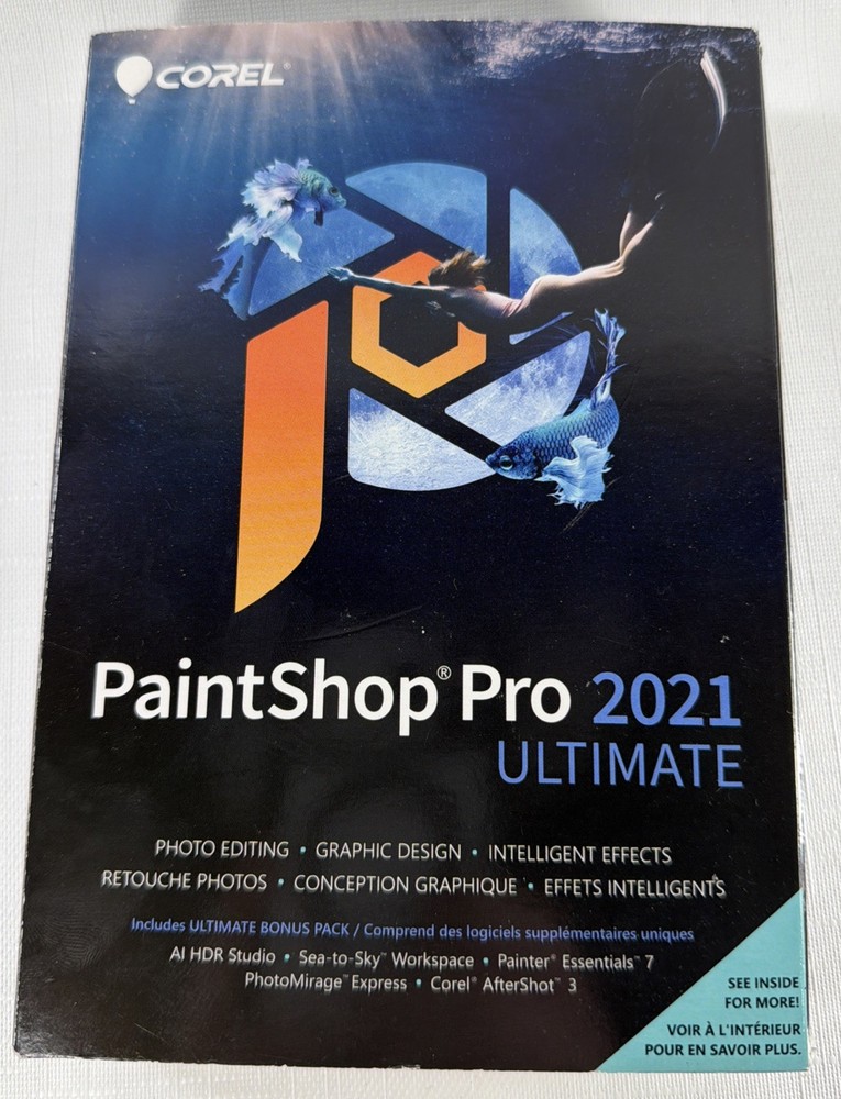 Corel: PaintShop Pro 2021 Ultimate (PC, 2020)
