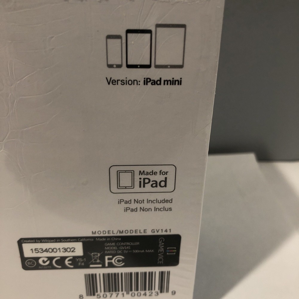 Gamevice GV141 Controller for iPad Mini E2 Apple Gamevice Live New Sealed