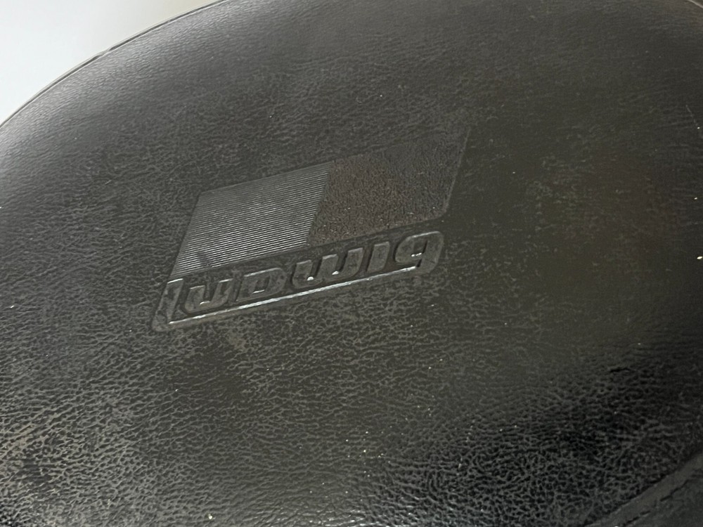 Ludwig Script Logo Drum Throne Seat top