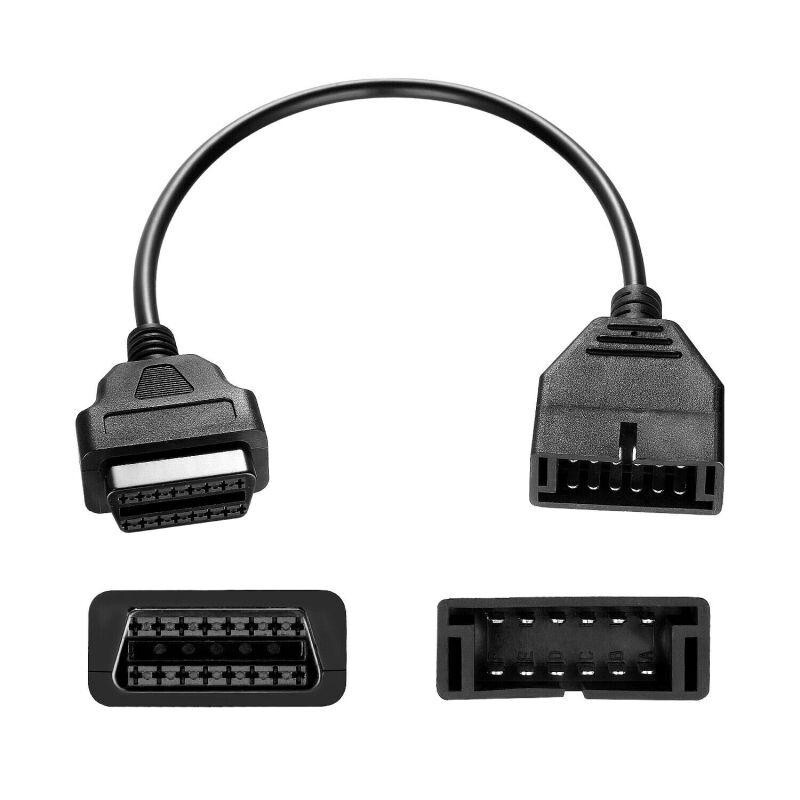 12 Pin OBD1 To 16 Pin OBD2 Convertor Adapter Cable For GM Diagnostic Scanner US