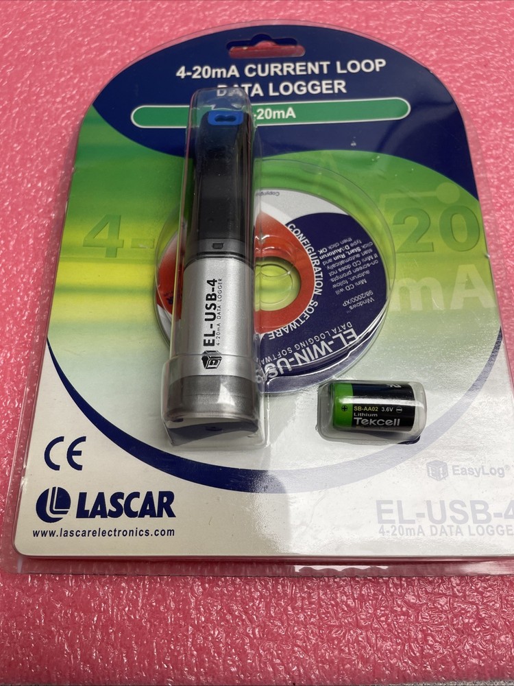 OPEN BOX Lascar EL-USB-4 USB Data Logger 4-20 Ma CURRENT LOOP.